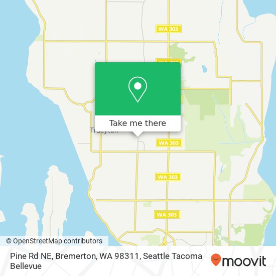 Pine Rd NE, Bremerton, WA 98311 map