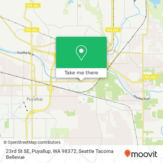 Mapa de 23rd St SE, Puyallup, WA 98372