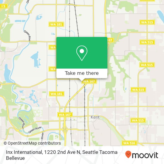 Mapa de Inx International, 1220 2nd Ave N