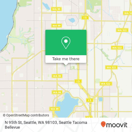 N 95th St, Seattle, WA 98103 map
