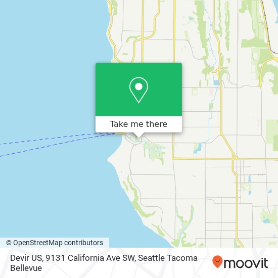 Mapa de Devir US, 9131 California Ave SW