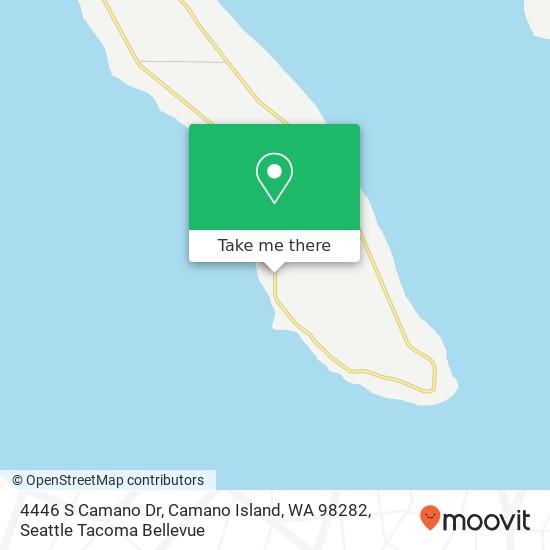 Mapa de 4446 S Camano Dr, Camano Island, WA 98282