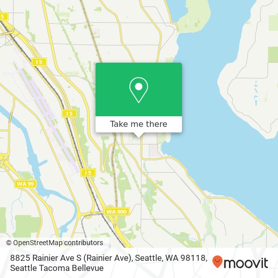8825 Rainier Ave S (Rainier Ave), Seattle, WA 98118 map