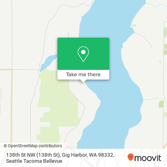 Mapa de 138th St NW (138th St), Gig Harbor, WA 98332