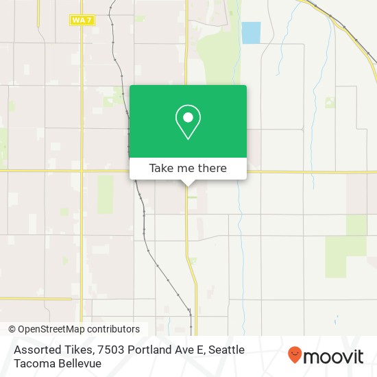 Mapa de Assorted Tikes, 7503 Portland Ave E