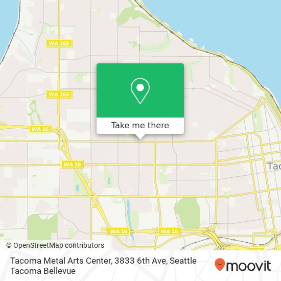 Tacoma Metal Arts Center, 3833 6th Ave map