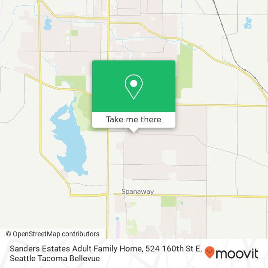 Sanders Estates Adult Family Home, 524 160th St E map