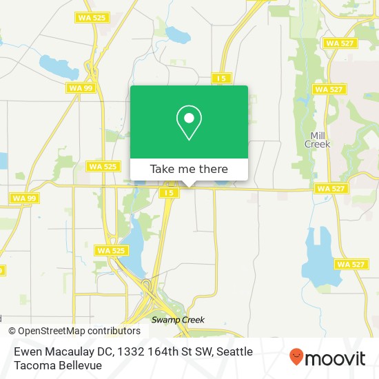Ewen Macaulay DC, 1332 164th St SW map