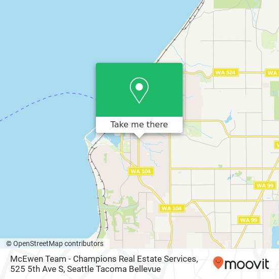 McEwen Team - Champions Real Estate Services, 525 5th Ave S map