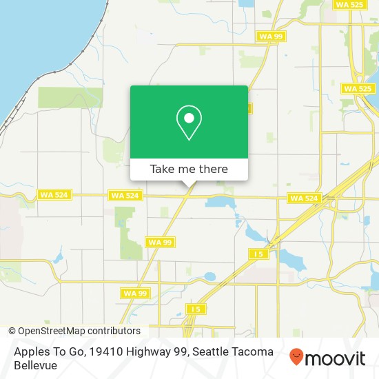 Mapa de Apples To Go, 19410 Highway 99