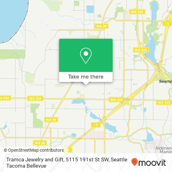 Mapa de Tramca Jewelry and Gift, 5115 191st St SW