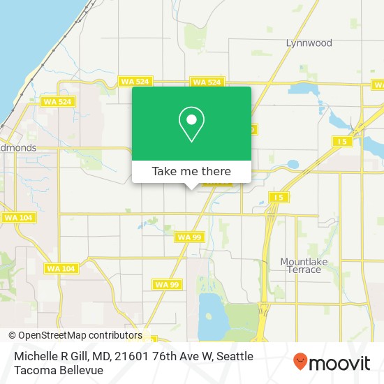 Michelle R Gill, MD, 21601 76th Ave W map