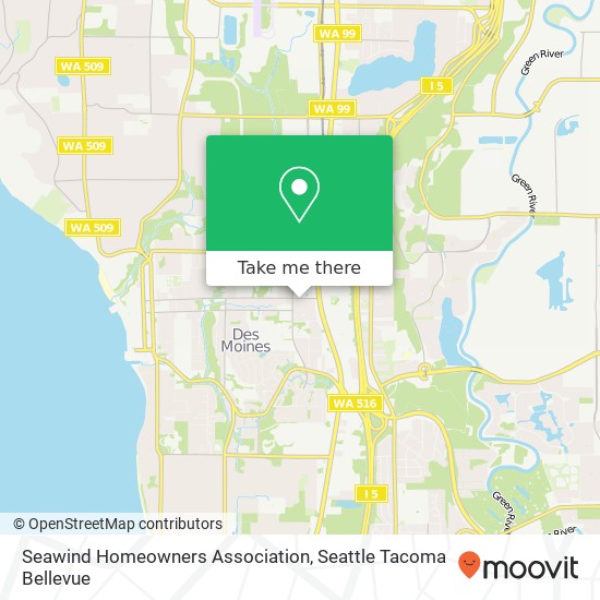 Mapa de Seawind Homeowners Association