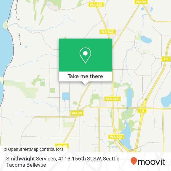 Mapa de Smithwright Services, 4113 156th St SW