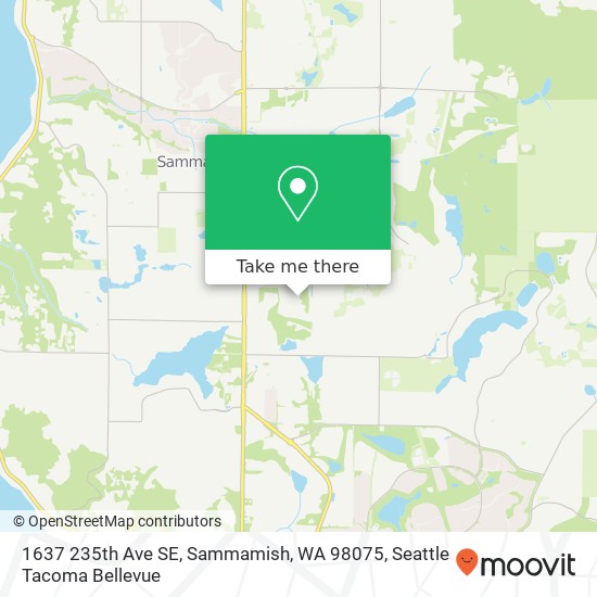 Mapa de 1637 235th Ave SE, Sammamish, WA 98075