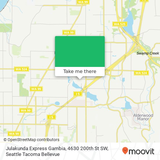 Mapa de Julakunda Express Gambia, 4630 200th St SW