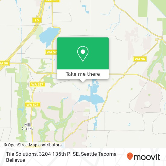 Tile Solutions, 3204 135th Pl SE map