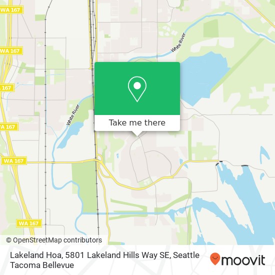 Mapa de Lakeland Hoa, 5801 Lakeland Hills Way SE