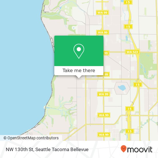 NW 130th St, Seattle, WA 98177 map