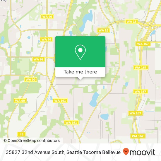 Mapa de 35827 32nd Avenue South, 35827 32nd Ave S, Auburn, WA 98001, USA