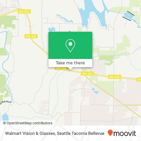 Mapa de Walmart Vision & Glasses, 19205 State Route 410 E