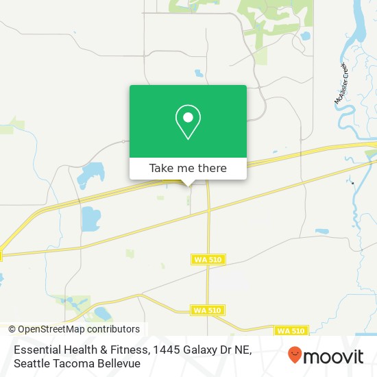 Mapa de Essential Health & Fitness, 1445 Galaxy Dr NE