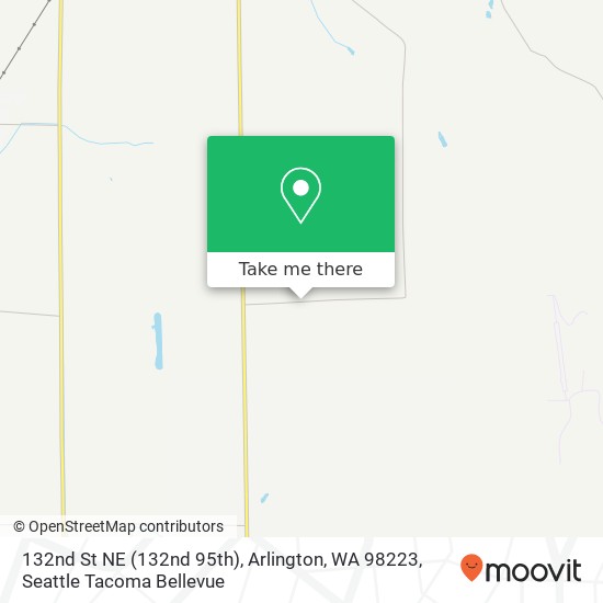 Mapa de 132nd St NE (132nd 95th), Arlington, WA 98223