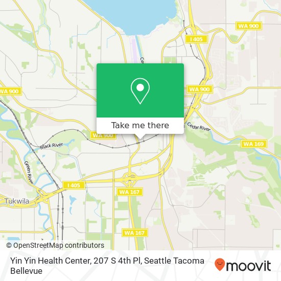 Mapa de Yin Yin Health Center, 207 S 4th Pl