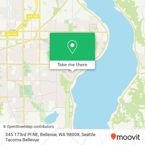345 173rd Pl NE, Bellevue, WA 98008 map