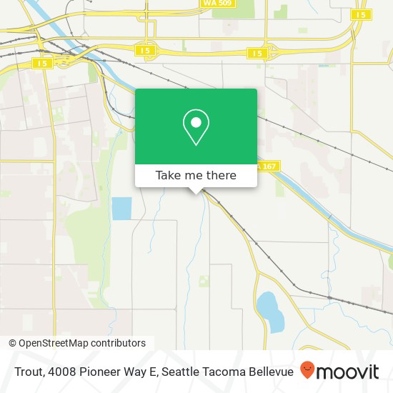 Mapa de Trout, 4008 Pioneer Way E