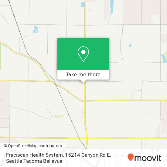 Mapa de Fraciscan Health System, 15214 Canyon Rd E