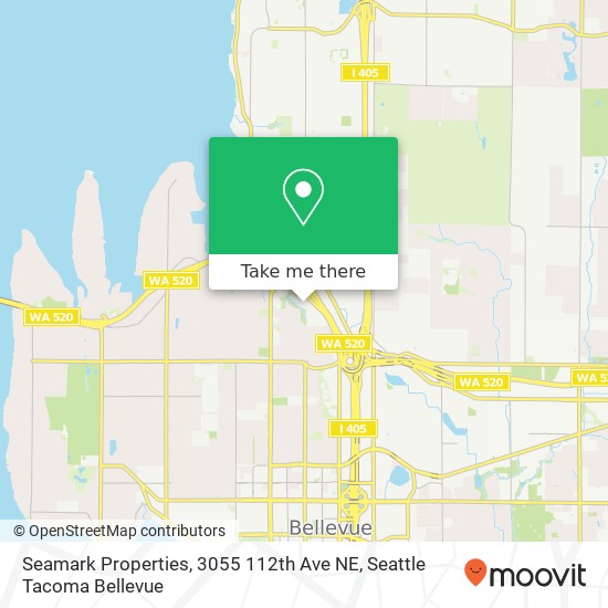 Mapa de Seamark Properties, 3055 112th Ave NE