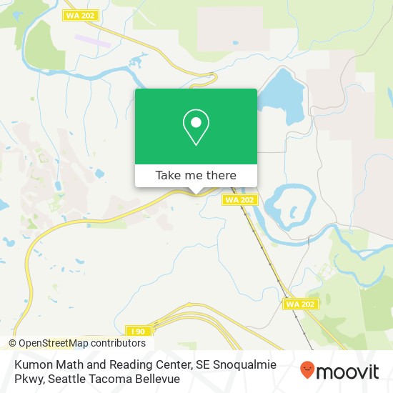 Mapa de Kumon Math and Reading Center, SE Snoqualmie Pkwy