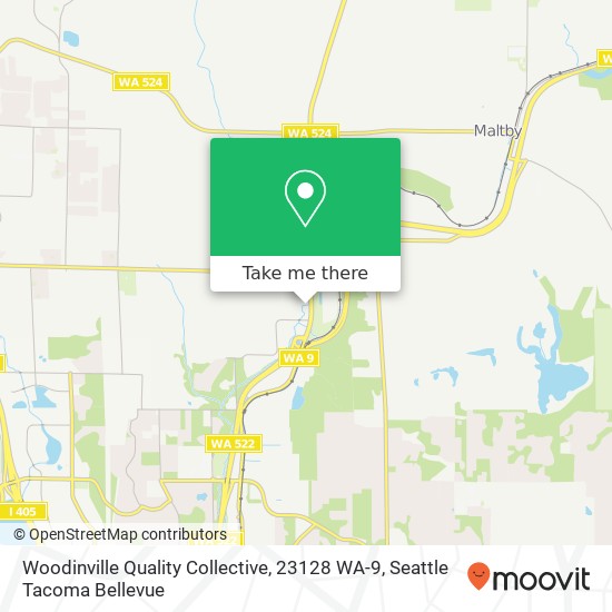 Mapa de Woodinville Quality Collective, 23128 WA-9