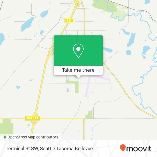 Terminal St SW, Tumwater, WA 98501 map