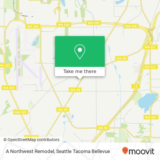 A Northwest Remodel map