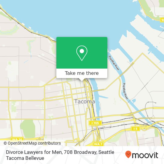 Mapa de Divorce Lawyers for Men, 708 Broadway