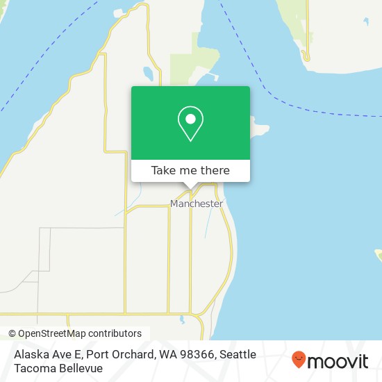Mapa de Alaska Ave E, Port Orchard, WA 98366