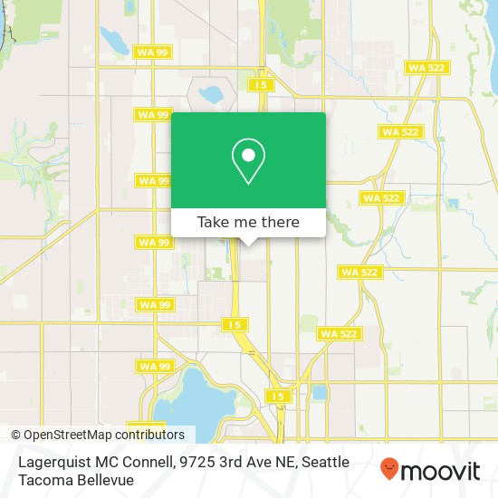 Mapa de Lagerquist MC Connell, 9725 3rd Ave NE