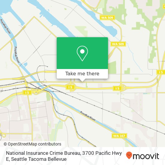 National Insurance Crime Bureau, 3700 Pacific Hwy E map