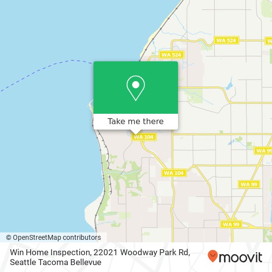 Win Home Inspection, 22021 Woodway Park Rd map