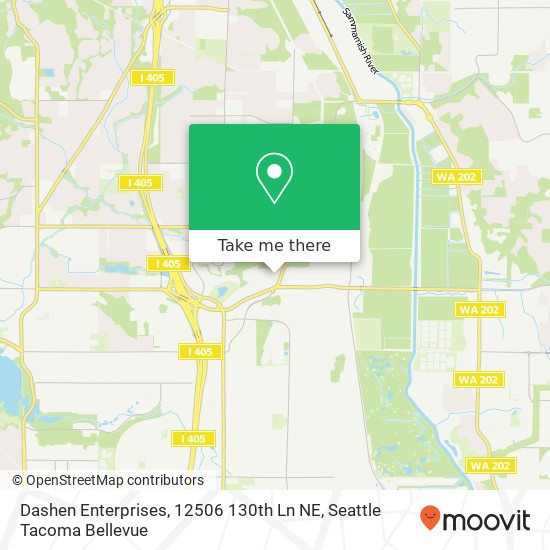 Mapa de Dashen Enterprises, 12506 130th Ln NE