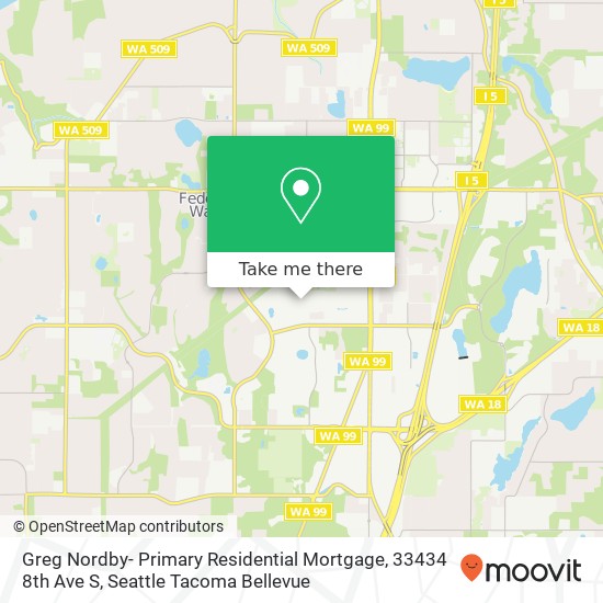 Greg Nordby- Primary Residential Mortgage, 33434 8th Ave S map