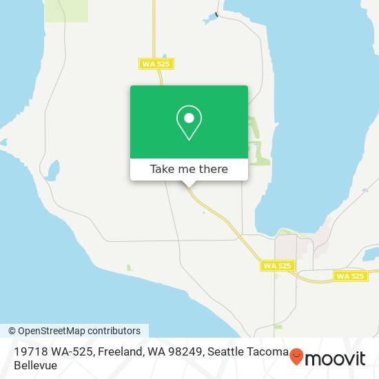 Mapa de 19718 WA-525, Freeland, WA 98249