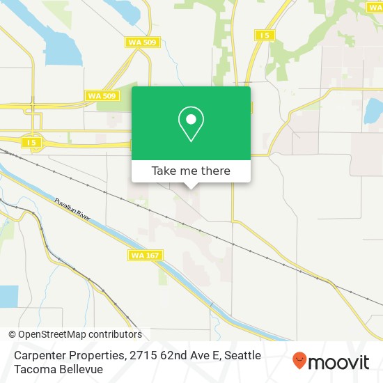 Mapa de Carpenter Properties, 2715 62nd Ave E