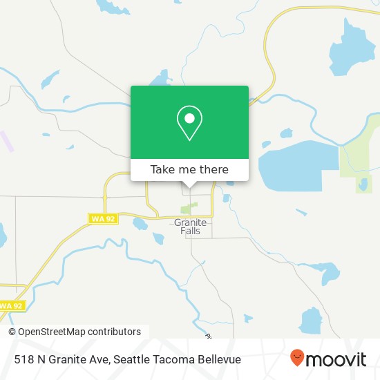 518 N Granite Ave, Granite Falls, WA 98252 map