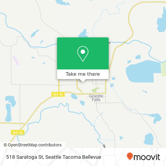 518 Saratoga St, Granite Falls, WA 98252 map