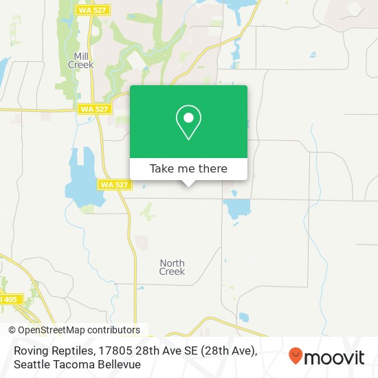 Mapa de Roving Reptiles, 17805 28th Ave SE