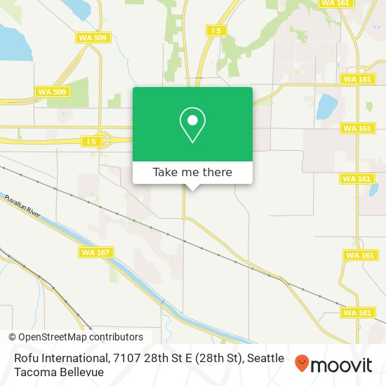 Mapa de Rofu International, 7107 28th St E