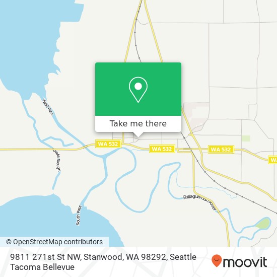 Mapa de 9811 271st St NW, Stanwood, WA 98292